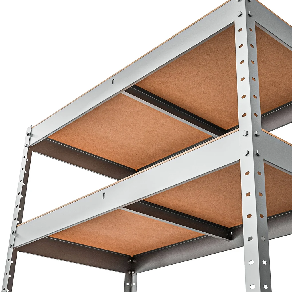 Marbo Kovový REGÁL SÉRIE SOLID 200x110x45 Pozinkovaný Rozmer regálu: 200x110x45, Počet Políc: 5, Celková nosnosť regálu: 1000 KG