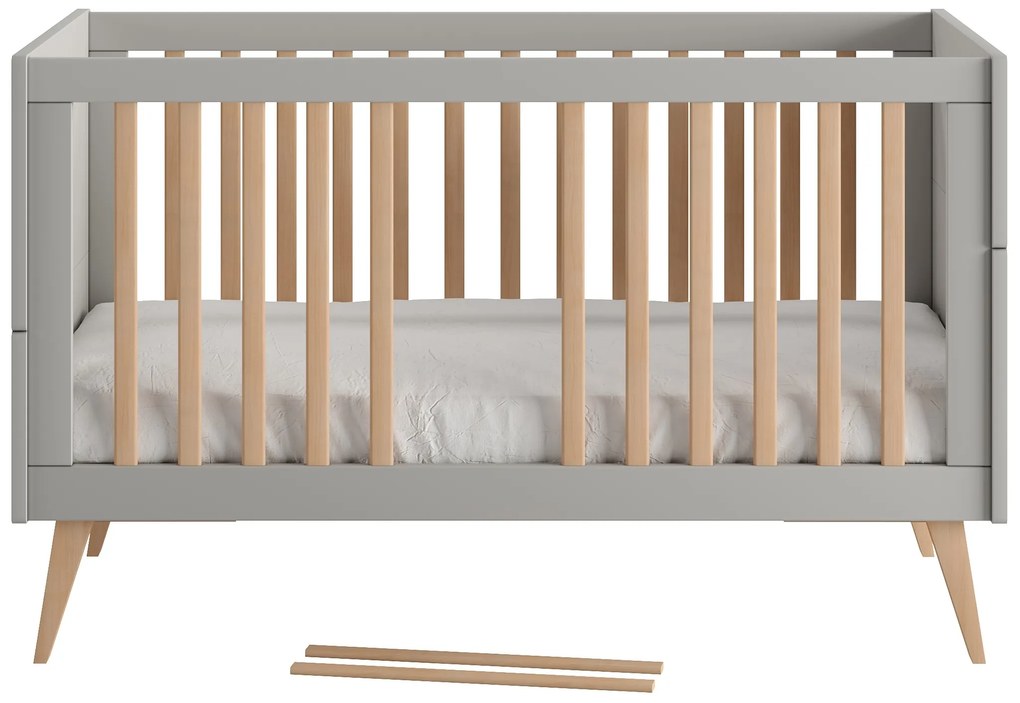 Pinio Sivá detská postieľka Swing - 140 x 70 cm (3v1)