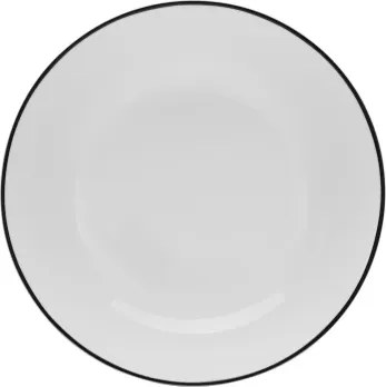 Hlboký tanier Luna Black Line 20 cm, biely%