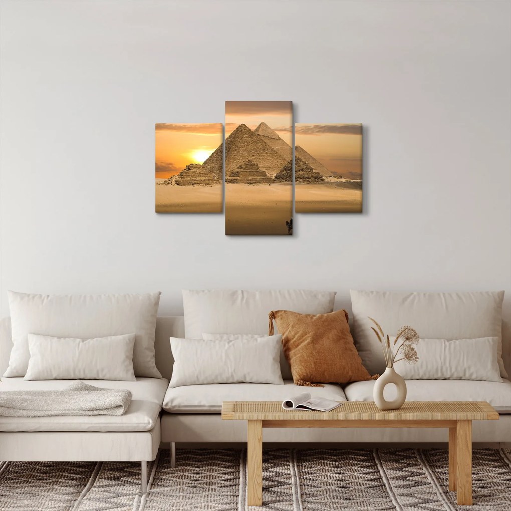 Obraz - Pyramídy (90x60 cm)