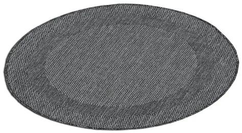 Koberce Breno Kusový koberec ADRIA 01/GSG kruh, sivá,120 x 120 cm