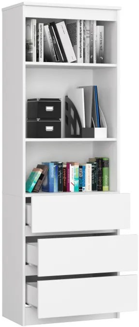 Regál R60 3SZ 2P CLP biely