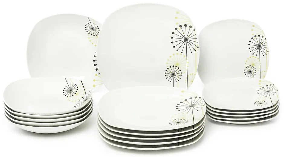 VANESA Jídelní souprava talířů z porcelánu 18dílná, MÄSER