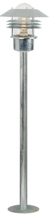 NORDLUX Záhradná stojacia lampa VEJERS, 1xE27, 60W, 92cm, pozinkovaná oceľ