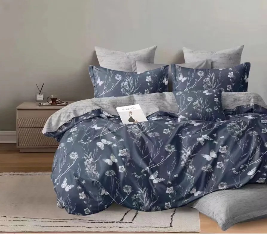 Bavlnené obliečky MIRELLIA sivé Rozmer obliečky: 70 x 90 cm | 140 x 200 cm