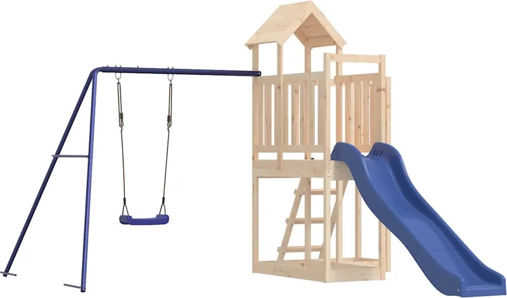 vidaXL Vonkajšia súprava na hranie masívna borovica