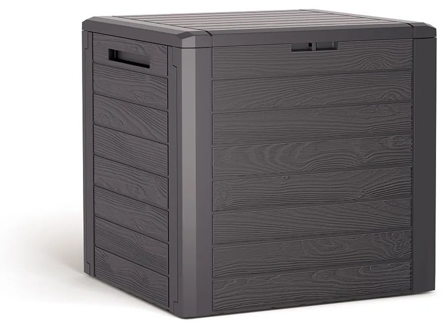 Záhradný box, 140 l, tmavo hnedá