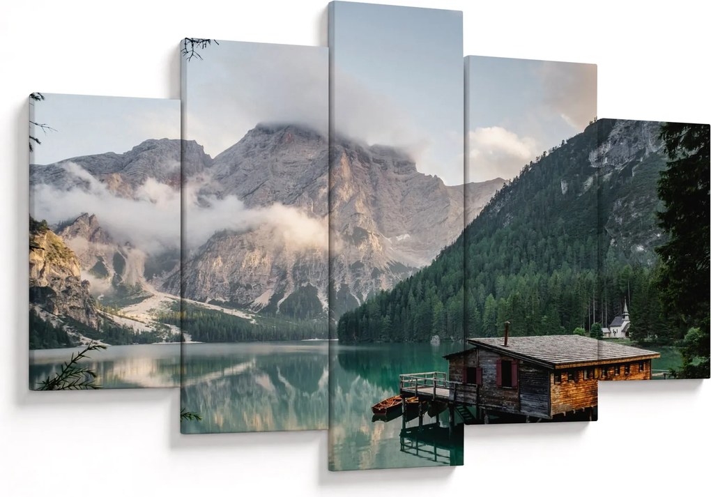 Obraz - Lake Prags (150x105 cm)