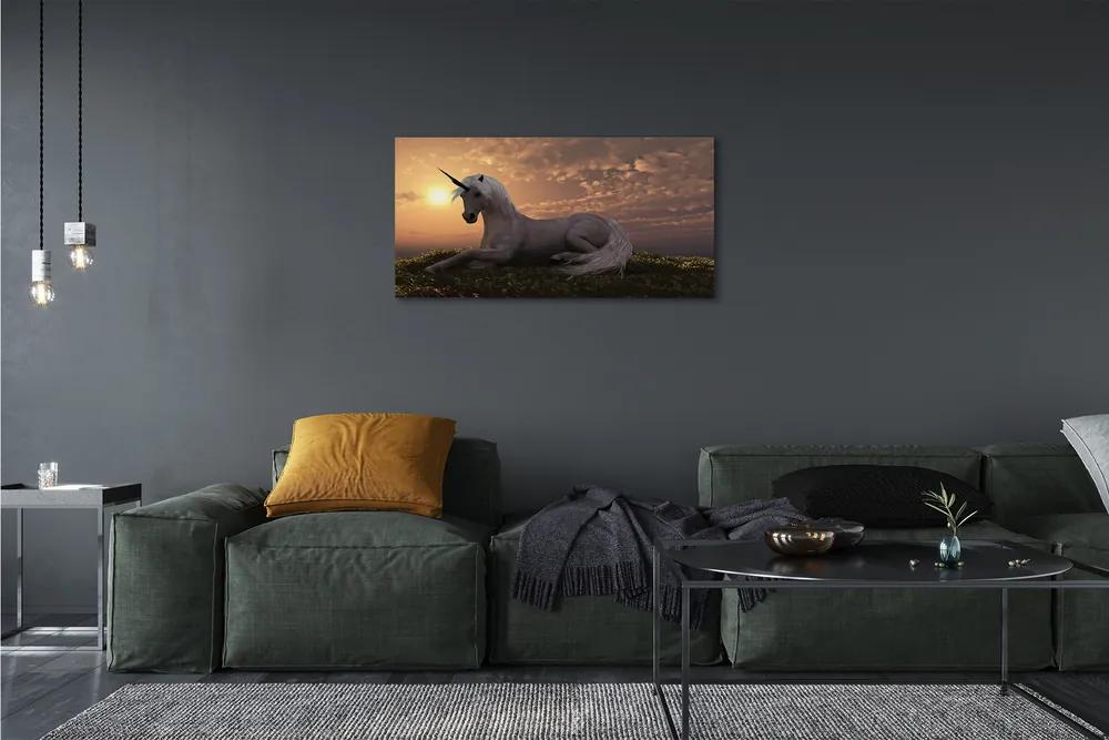 Obraz na plátne Unicorn horské slnko 120x60 cm