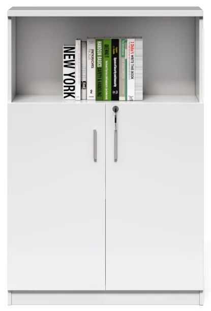 Kancelárska skrinka Houseland Prime Air 01 80 cm biela