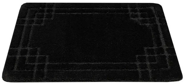 Kúpeľňový koberček Sego čierny, mozaika
