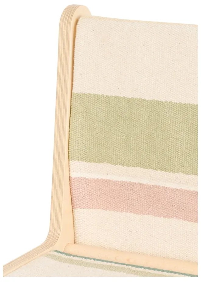 Detská stolička v prírodnej farbe Kaarol Earth – Lorena Canals