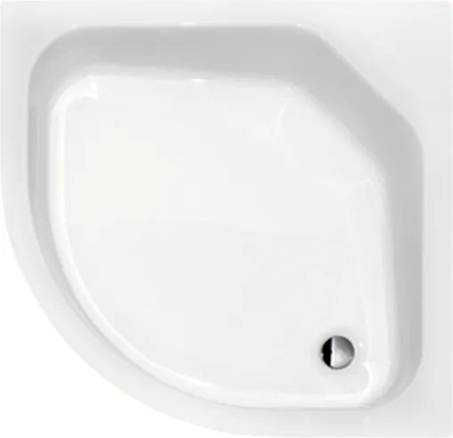 Besco Štvrťkruhová akrylátová sprchová vanička DIPER II HR 80x80 (90x90) BESCO-Rozmery: 90x90