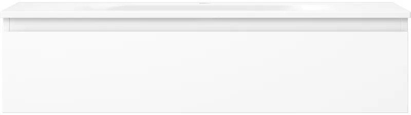 Mexen Orio, kúpeľňová skrinka 100 cm s umývadlom Vela, 1 zásuvka, biela matná, 91A10-10023-1-BF01-W23M01