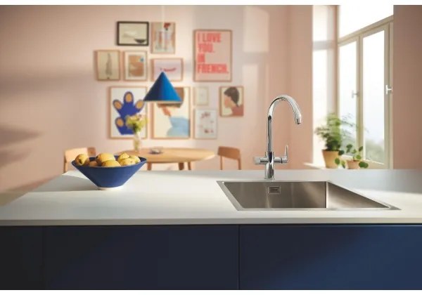 GROHE 30592000 - Drezová batéria BLUE PURE StartCurve 411 mm lesklý chróm