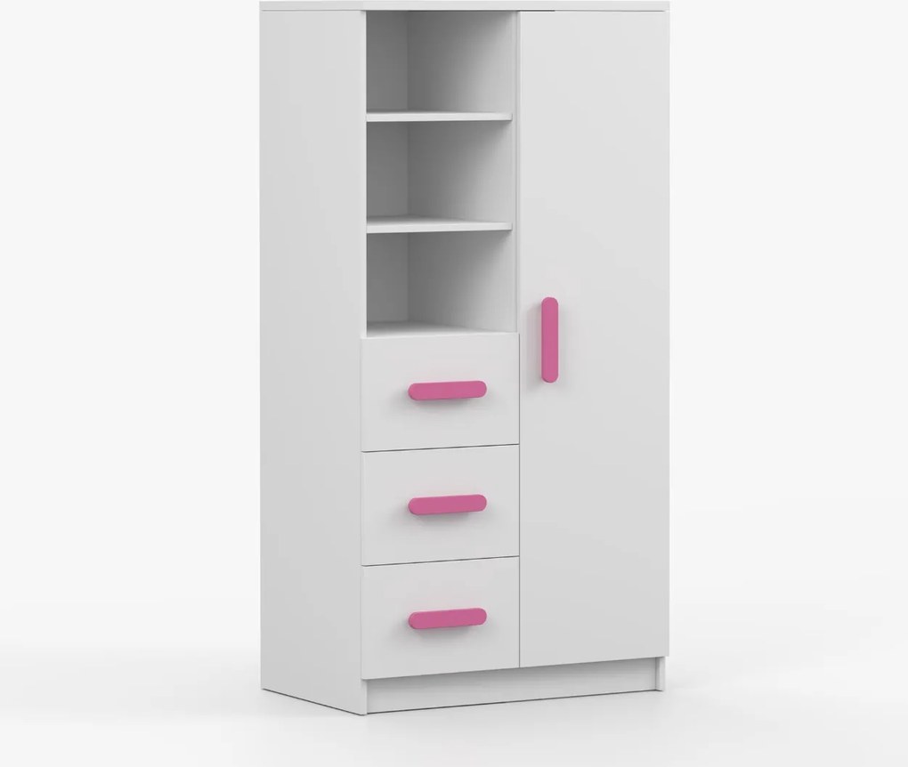 Regál SCOUT - biely (viac variant)