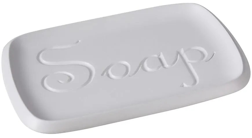 Mydlovnička Avangarda, 13x9x1,5 biela