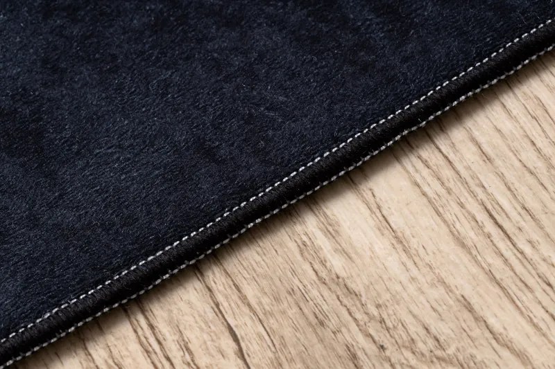 Dywany Łuszczów, Kusový koberec Bambino 2104 Game Over black, 160x220, čiernobiela, chodba / predsieň