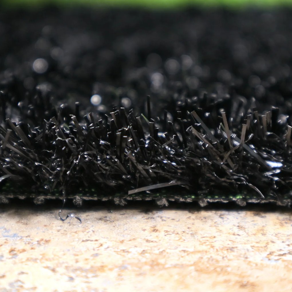 Europe Grass, Umelá tráva PartyGrass Black, na mieru, šíře 4m, čierna