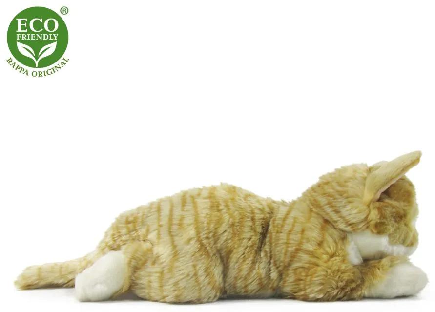 Plyšová mourovatá mačka hrdzavá 40 cm ECO-FRIENDLY