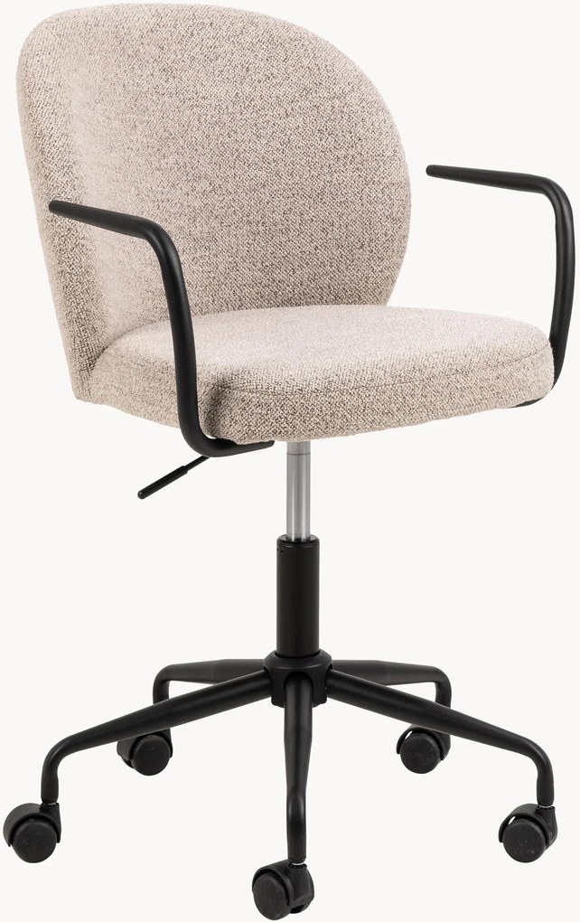 Otočná kancelárska stolička z buklé Patricia