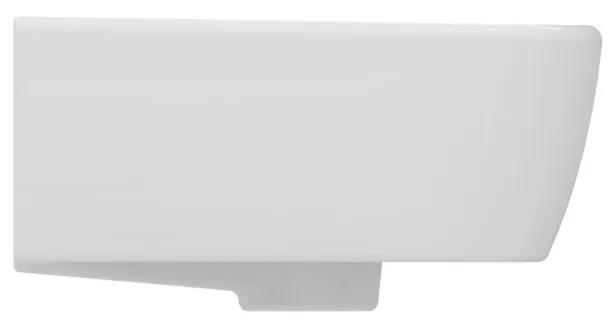 Ideal Standard Tempo - Umývadielko 350x300 mm, otvor vpravo, s prepadom, biela T059701