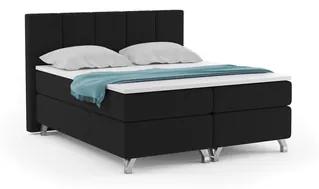 Čalúnená posteľ ATLANTIC vrátane úložného priestoru 160x200 Čierna