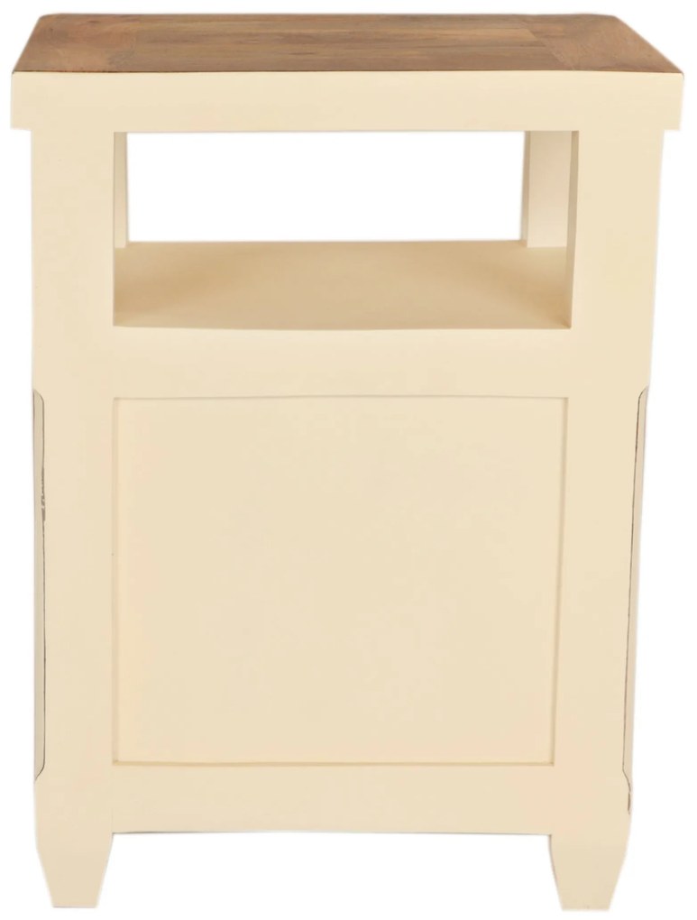 furniture-nabytek.cz - Drevený nočný stolík z masívu mango 45x60x40