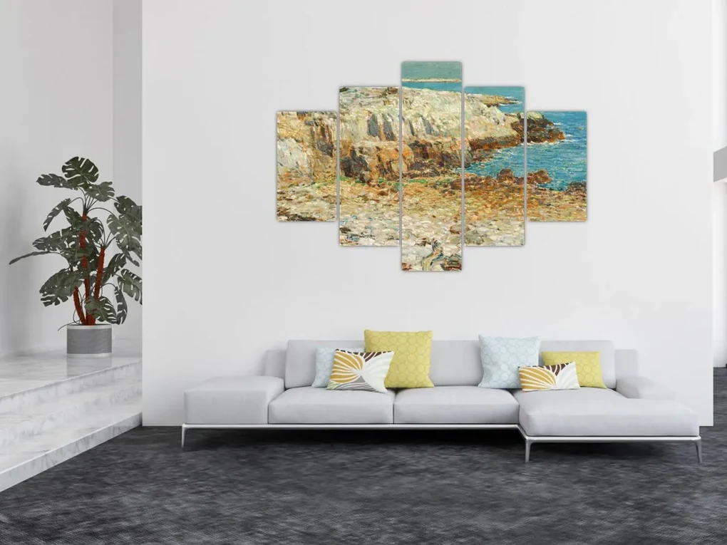 Obraz - Childe Hassam, A North East Headland, reprodukcia (150x105 cm)