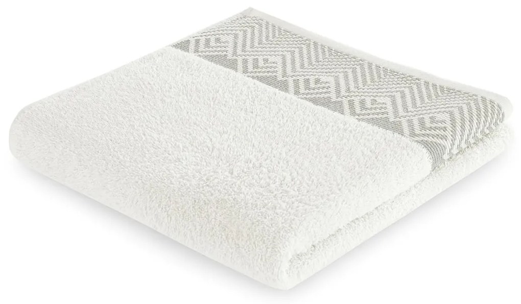 Bavlnený uterák AmeliaHome Aledo biely, velikost 30x50