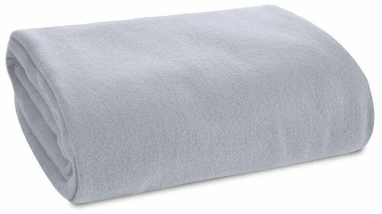 Fleecová deka POLAR 150x200 cm strieborná