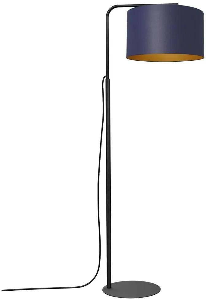 Luminex Stojacia lampa ARDEN 1xE27/60W/230V fialová/zlatá LU3575