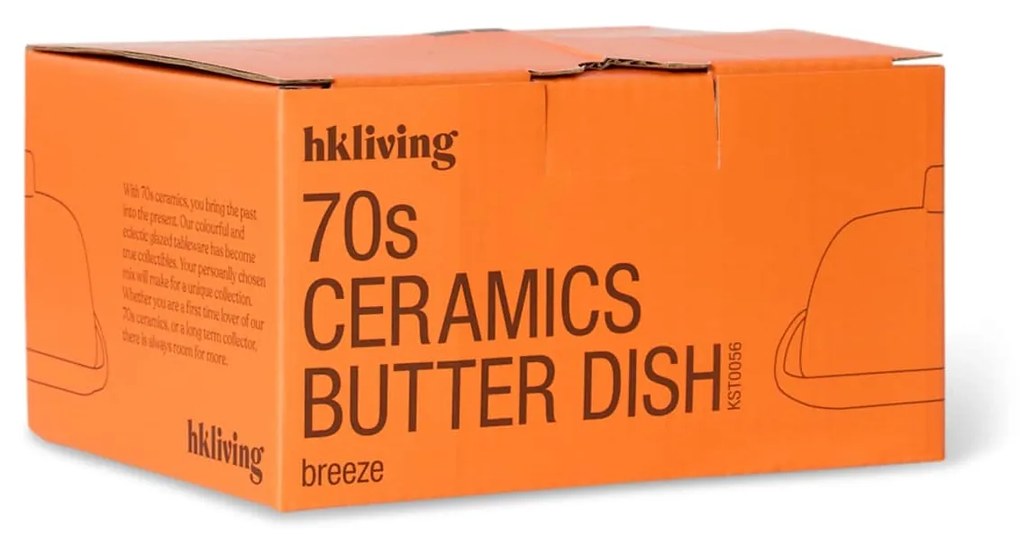 HK living Keramická maselnička 70's Breeze