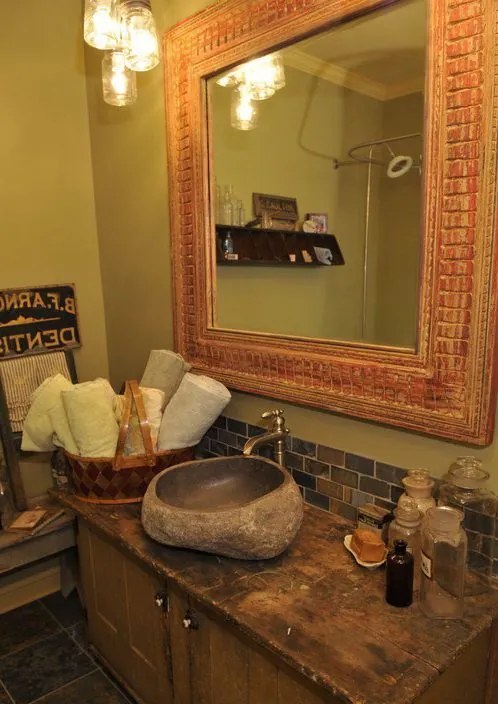 Indera The lavabo Cut 55383 Umývadlo z prírodného riečneho kameňa