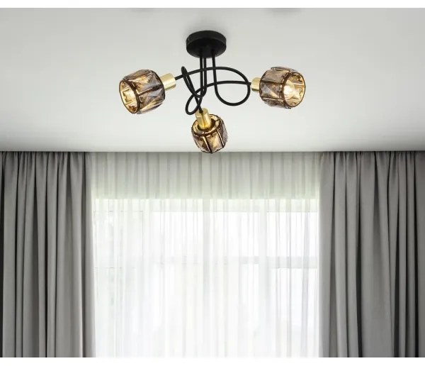 Globo 54357-3B - Prisadený luster INDIANA 3xE14/40W/230V