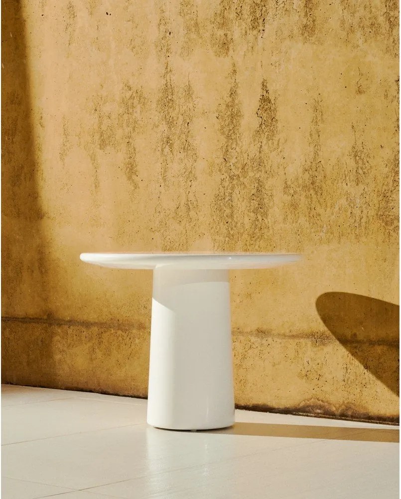 Betónový okrúhly Záhradný konferenčný stolík ø 65 cm Albanella – Kave Home