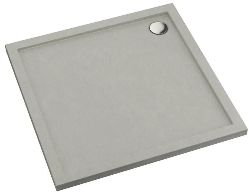 Sprchová vanička Caspar New Cement Stone 80x80x4,5 3.2330/CT/ST