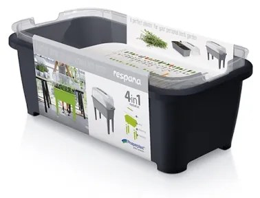 Plastové parenisko na nožičkách DREP770 77 cm - antracit