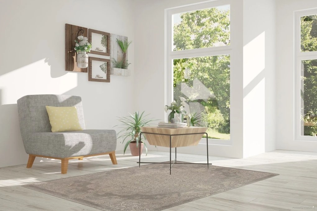 Berfin Dywany, Kusový koberec Crean 19087 Grey, 160x230, šedá, chodba / predsieň