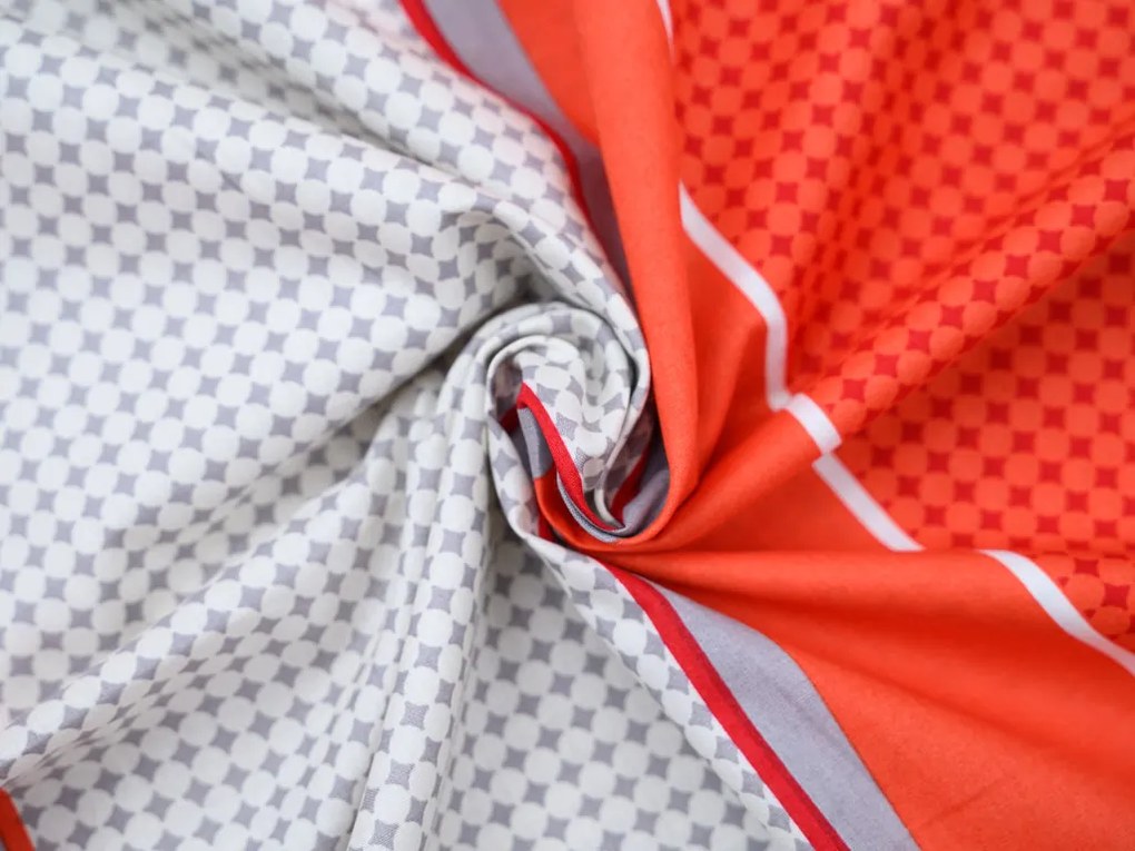 Obliečky z Renforcé bavlny TABITA červené Rozmer obliečky: 2 ks 80 x 80 cm | 200 x 220 cm