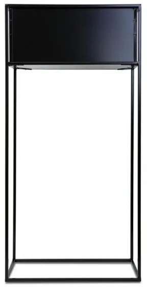 Stojan na kvety 90x44 cm čierna