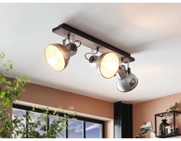 Eglo 49652 - Bodové svietidlo BARNSTAPLE 3xE27/40W/230V