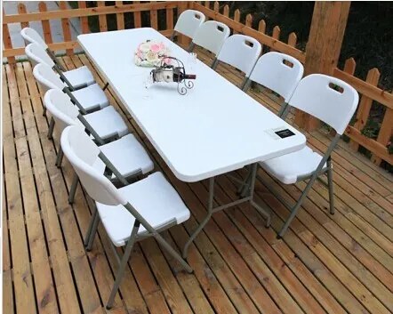 Skladací cateringový stôl do záhrady