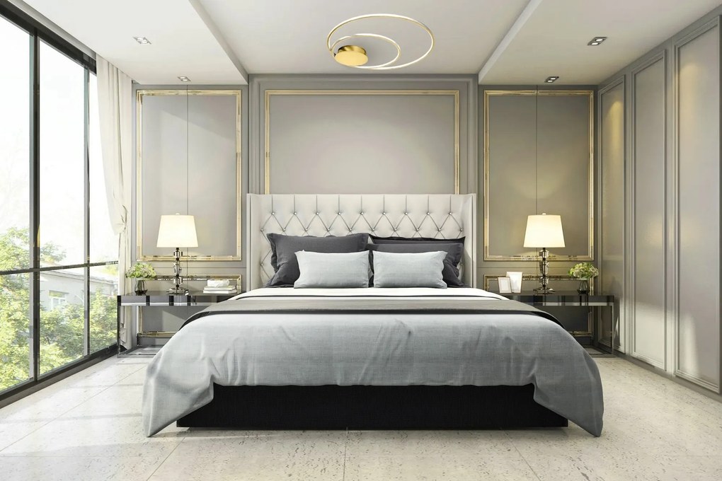 Toolight - LED stropné svietidlo + diaľkové ovládanie APP803-C, zlatá, OSW-09752