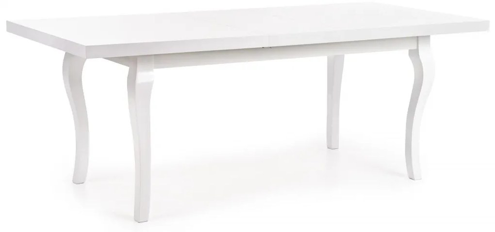 Jedálenský rozkladací stôl Mozart 160/240 cm biely