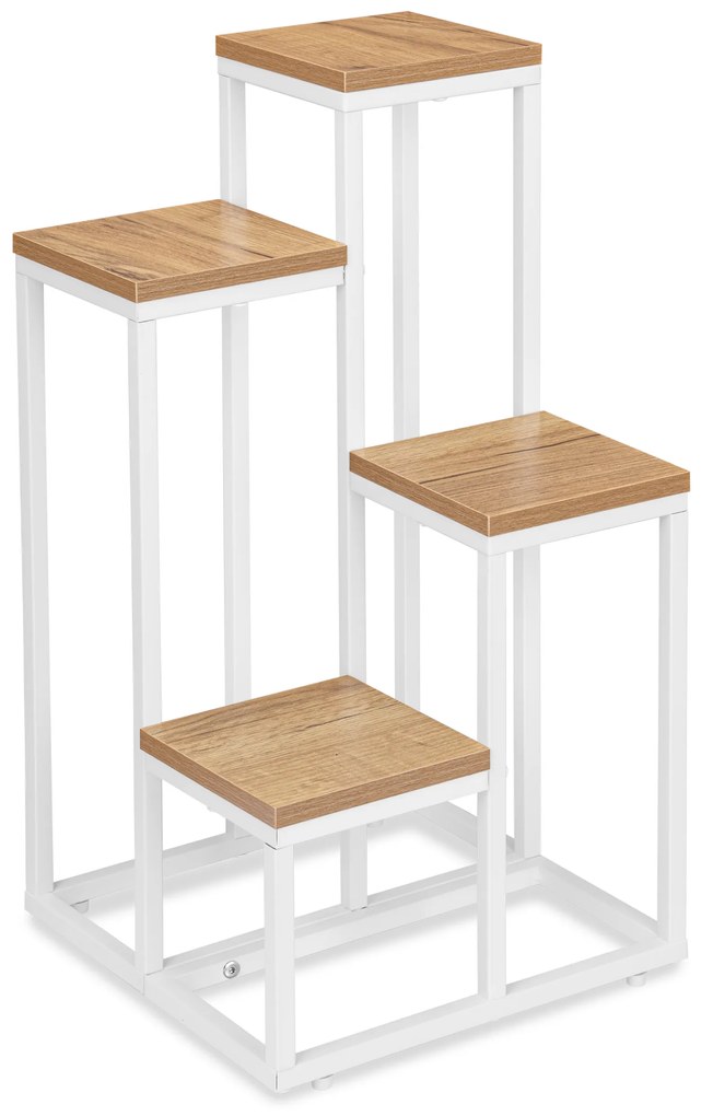 Biely stojan na kvety Mogren Craft