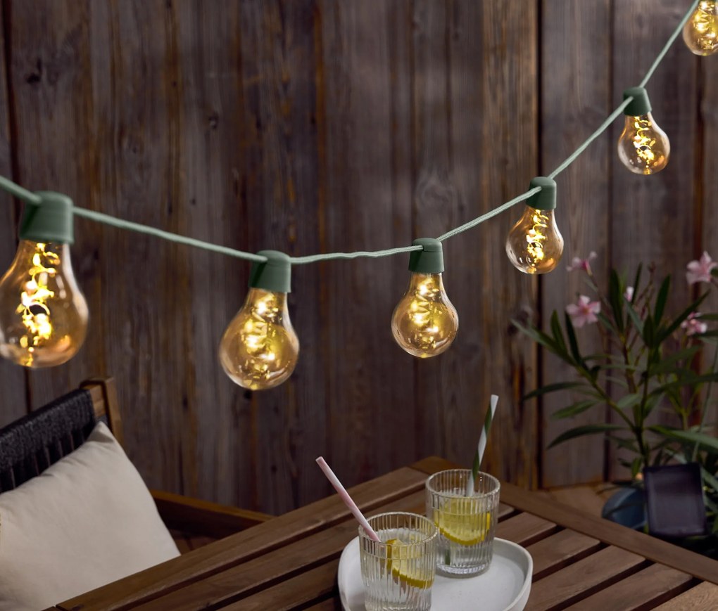 LED svetelná reťaz »Glühbirnen«