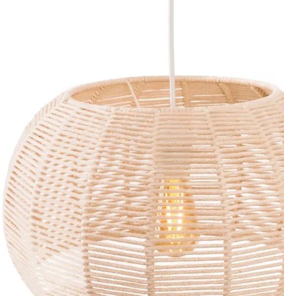 MAXLIGHT P0583 - Luster na lanku PRASLIN 1xE27/15W/230V pr. 39 cm béžová