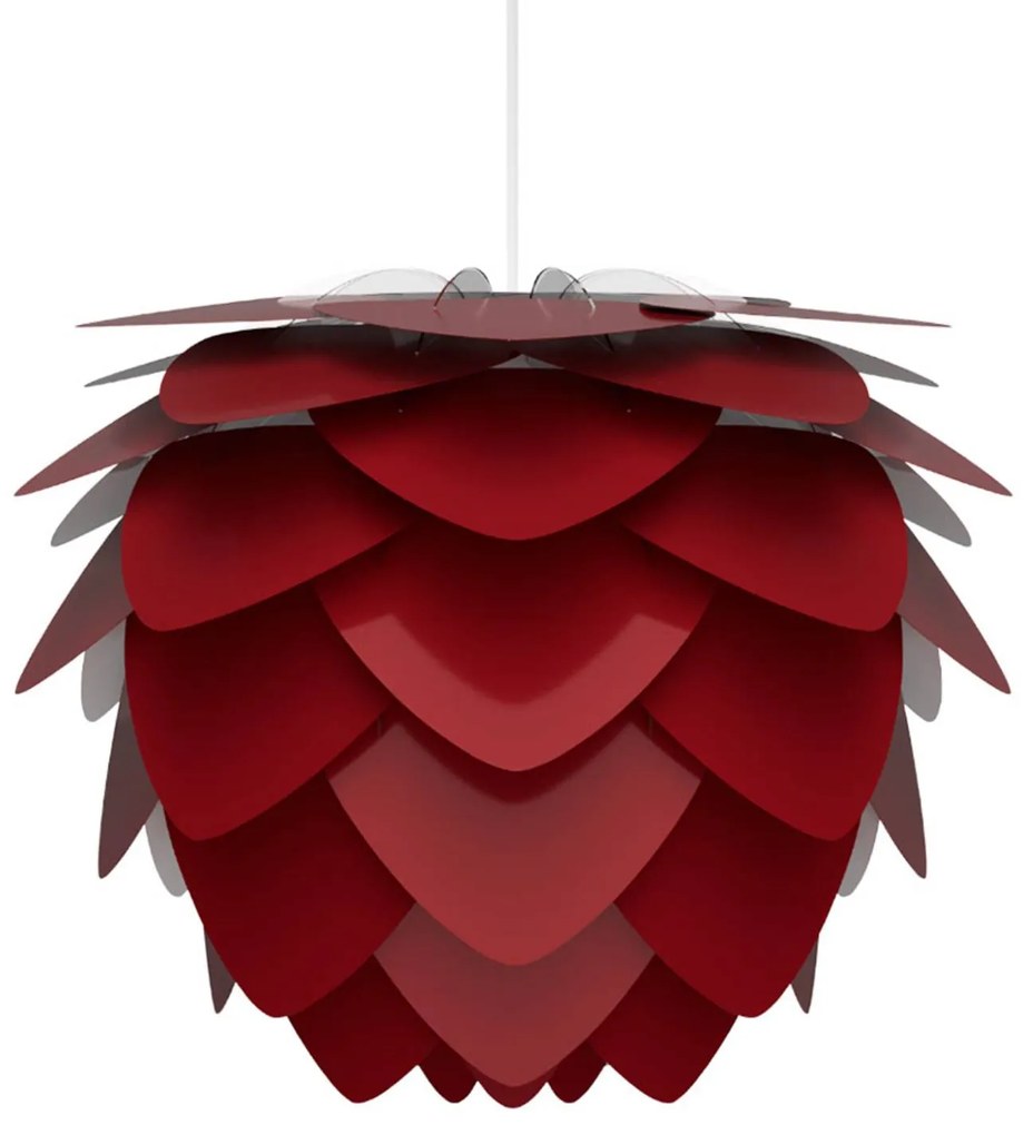 UMAGE Aluvia mini závesná lampa rubínovo-červená