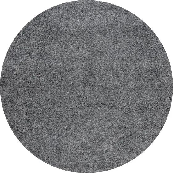 Obsession koberce Kusový koberec Candy 170 anthracite kruh - 67x67 (průměr) kruh cm